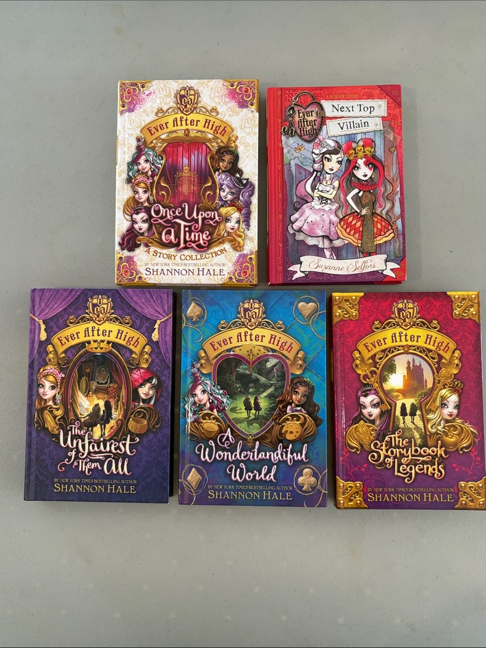 Ever After High 1st Edition Hardcover Book Bundle